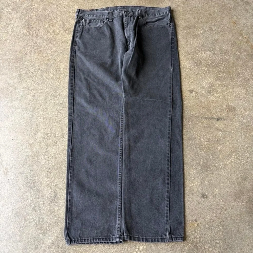 2000s black levis wide leg jeans